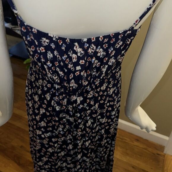 UMGEE floral red white and blue  Lennon mixed border  Maxi dress - Picture 12 of 13